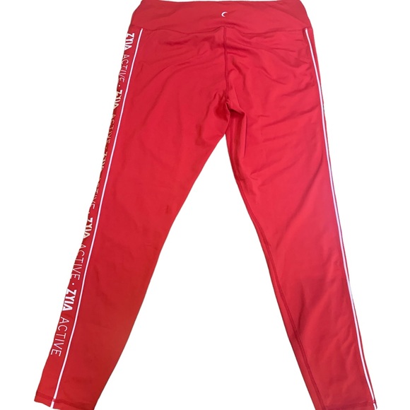 Zyia logo stripe red light n tight 28” high rise - Picture 8 of 8